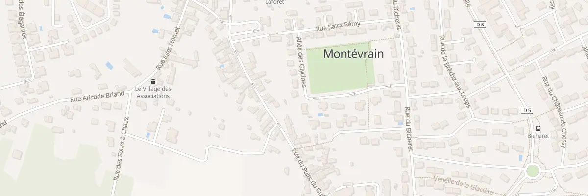 Plan du 15 All des Glycines à Montévrain