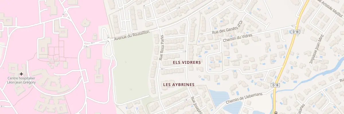 Plan du 6 Rue Francine Sabate à Thuir