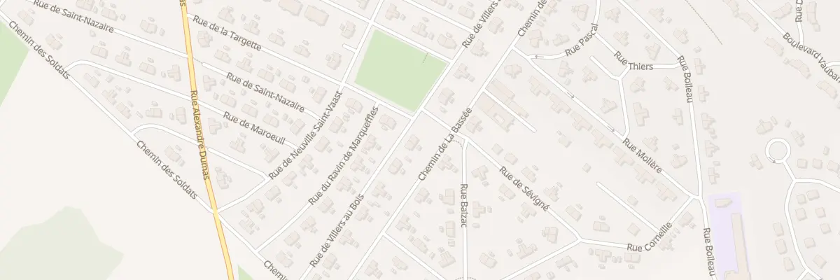 Plan du 28 Rue de Villers au Bois à Mazingarbe