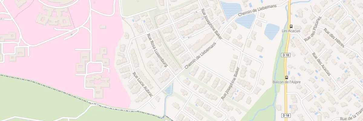 Plan du 58 Rue Rosa Parks à Thuir