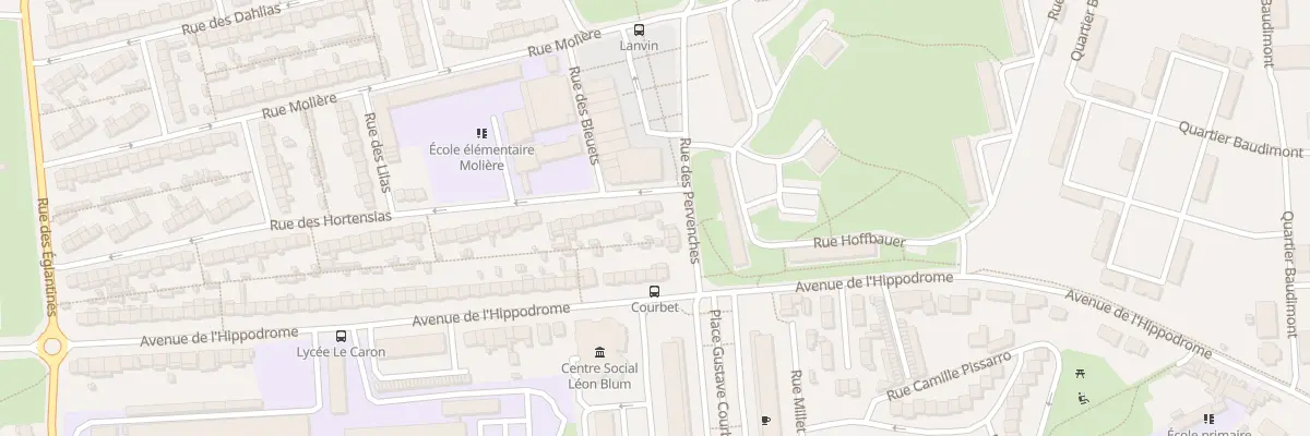 Plan du 1 Rue des Hortensias à Arras