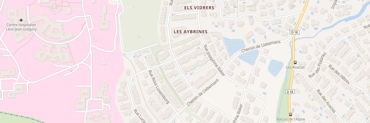 Plan du 13 Rue Lucie Aubrac à Thuir