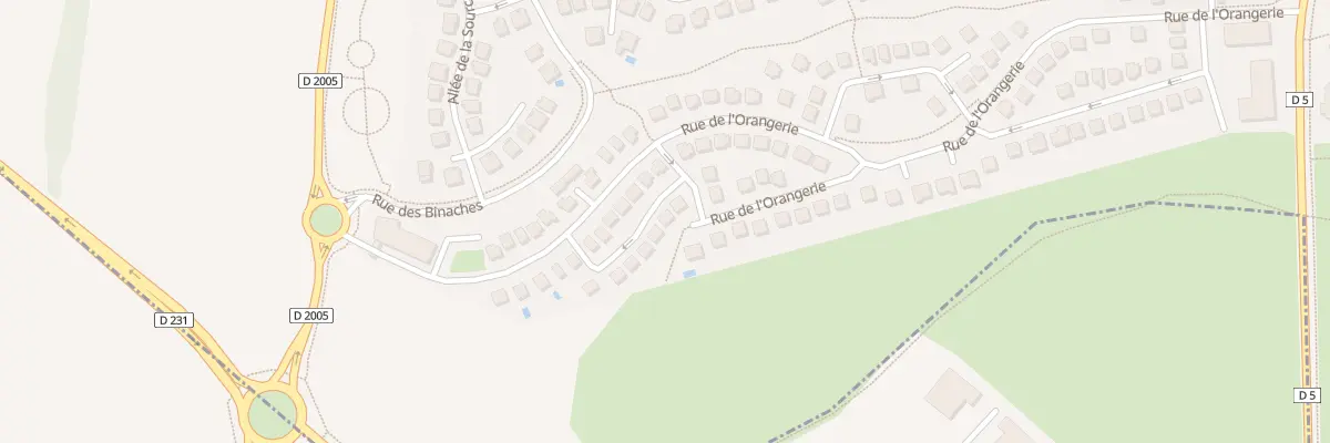Plan du 96 Rue de l’Orangerie à Montévrain