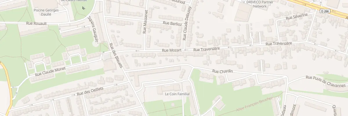 Plan du 17 Rue Mozart à Arras