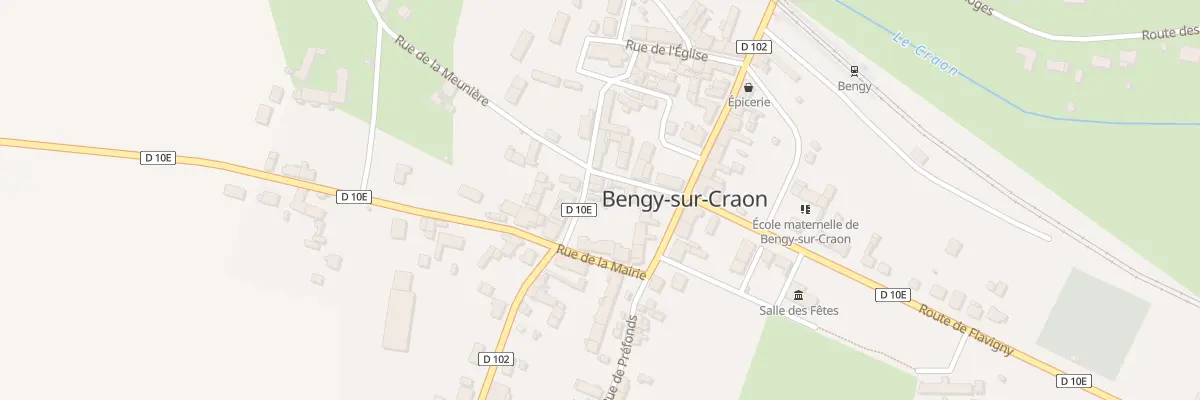 Plan du 1 Pl de la Mairie à Bengy-sur-Craon