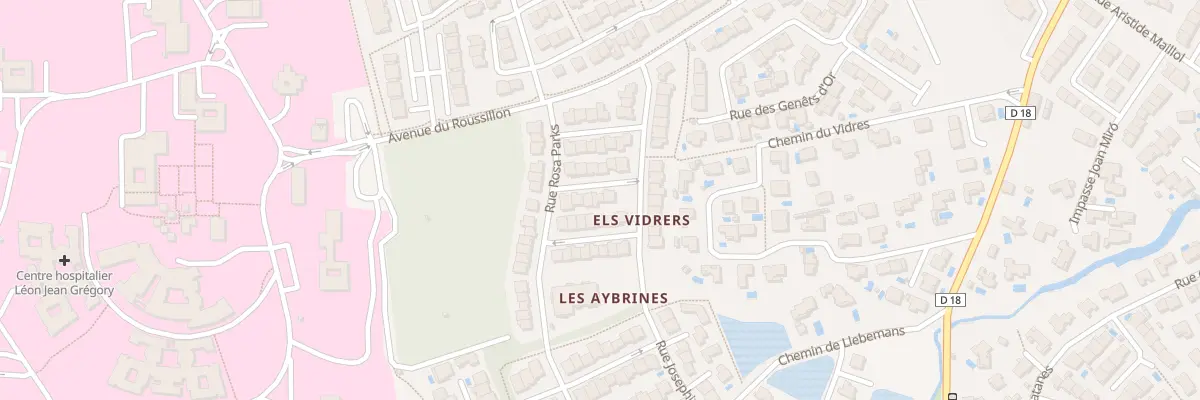 Plan du 8 Rue Francine Sabate à Thuir