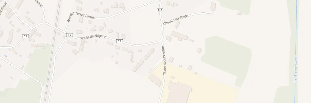 Plan du 1 All du Clos des Pins à Pressigny-les-Pins