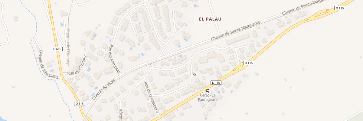 Plan du 7 Rue de la Padragouse à Céret