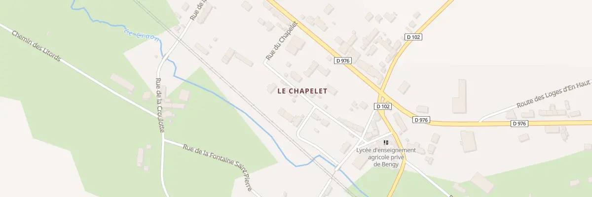 Plan du 3 Rue du Chapelet à Bengy-sur-Craon