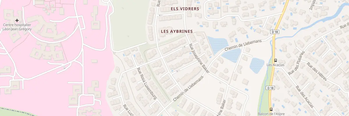 Plan du 11 Rue Lucie Aubrac à Thuir