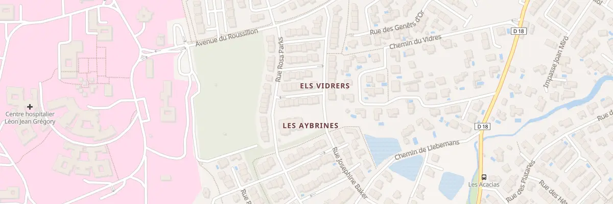 Plan du 12 Rue Benoite Groult à Thuir