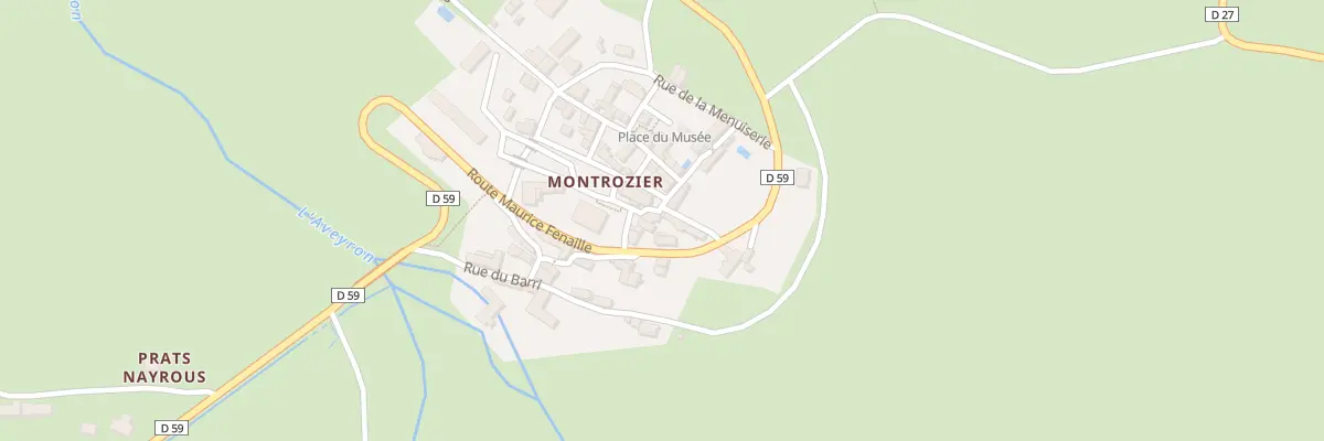 Plan du 5240A Montrozier à Montrozier