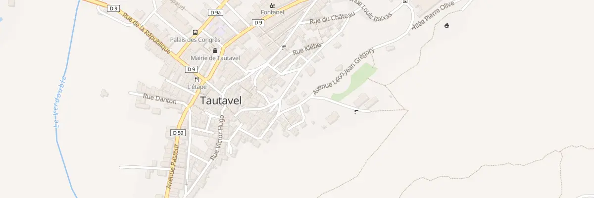 Plan du 20 Qrt Belfort à Tautavel