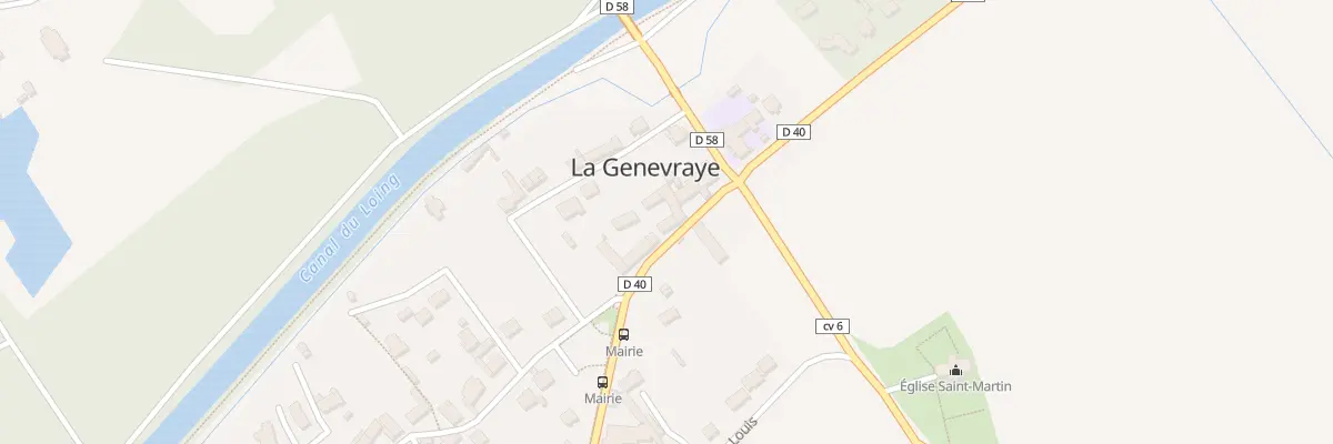 Plan du 4 Rte de Nemours à La Genevraye