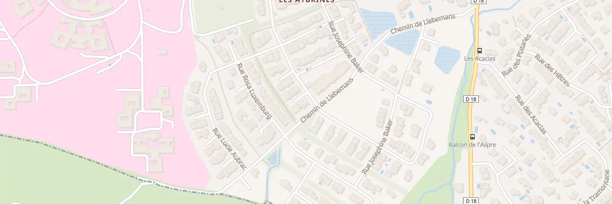 Plan du 62 Rue Rosa Parks à Thuir