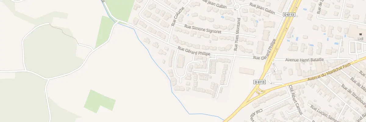 Plan du 4 Rue Jean Marais à Lézignan-Corbières