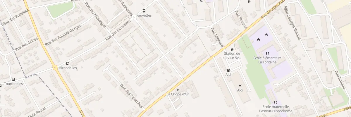 Plan du 12 Rue des Chardonnerets à Arras