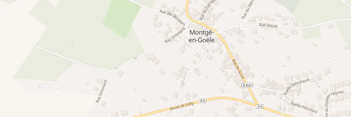 Plan du 3 Rue Simonard à Montgé-en-Goële