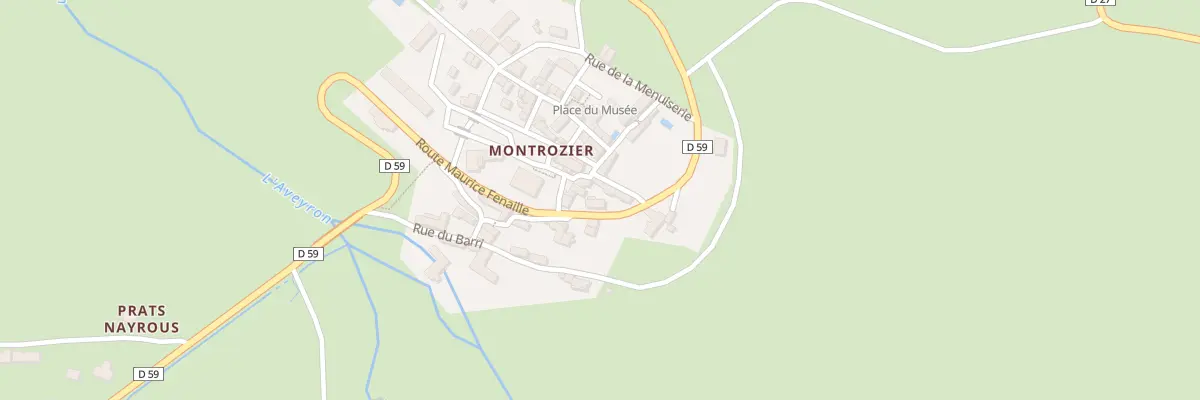 Plan du 5245 Montrozier à Montrozier