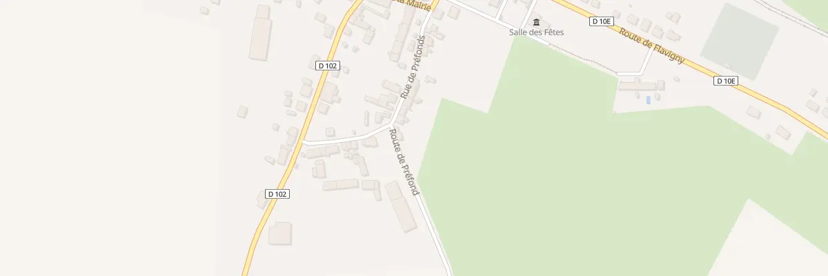 Plan du 1 Rte de Prefond à Bengy-sur-Craon