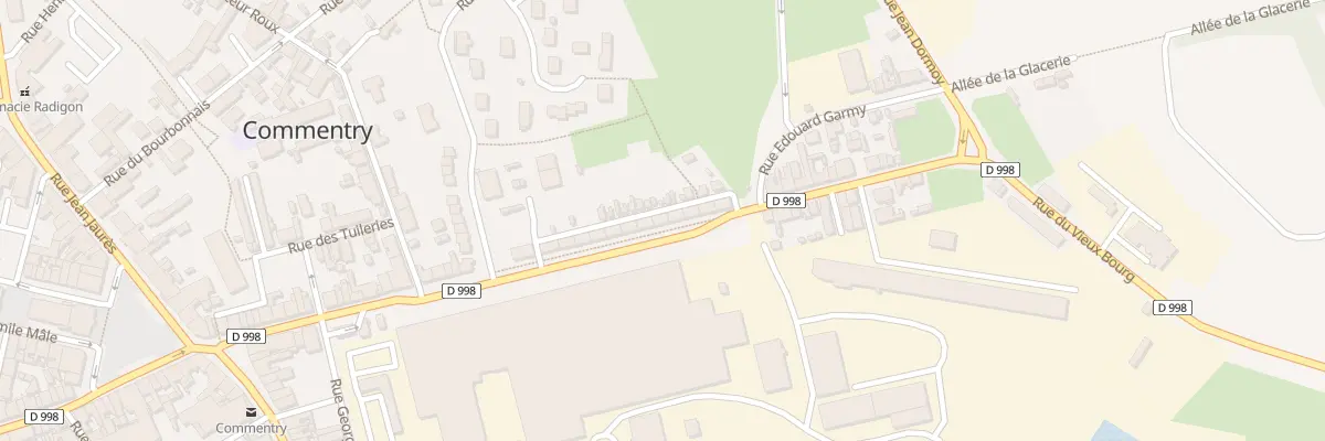 Plan du 95B Rue J Jacques Rousseau à Commentry