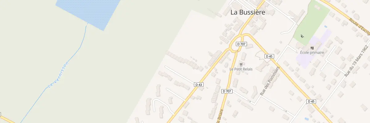 Plan du 12 Rue des Acacias à La Bussière
