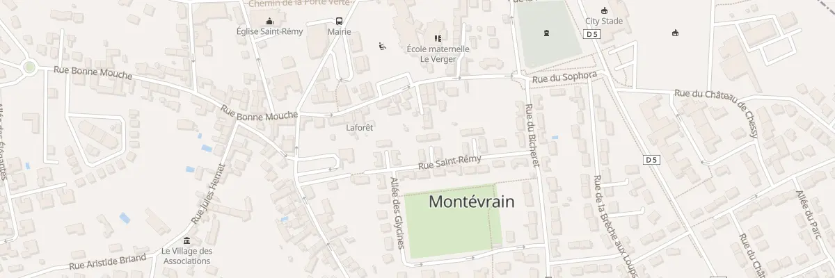 Plan du 16 Rue Saint Rémy à Montévrain