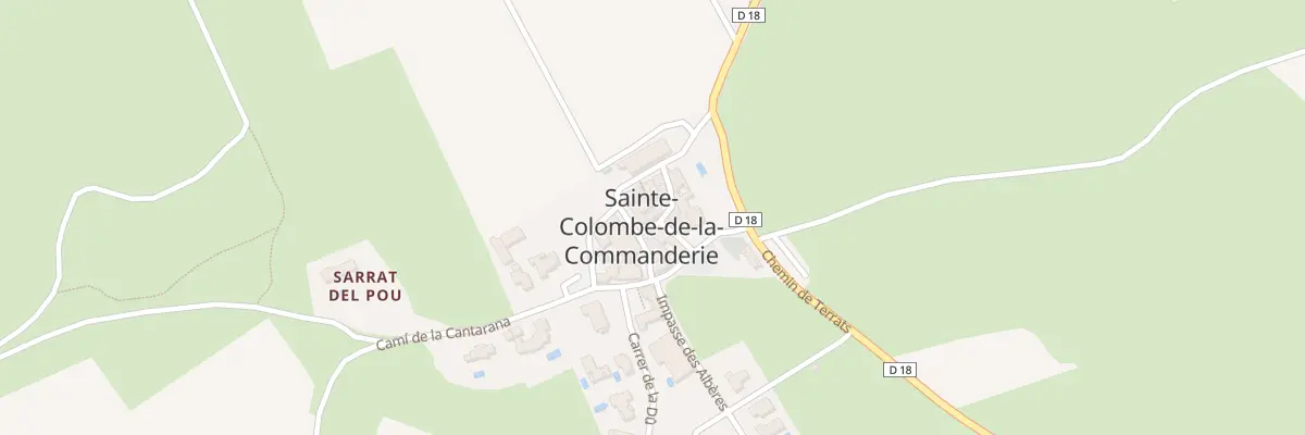 Plan du 17 Village à Sainte-Colombe-de-la-Commanderie