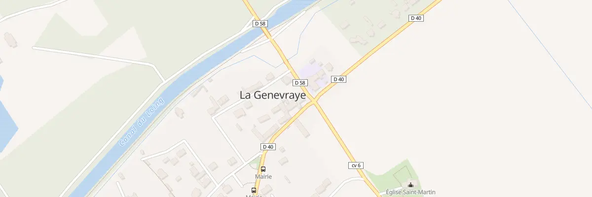 Plan du 1 Rte de Montigny à La Genevraye