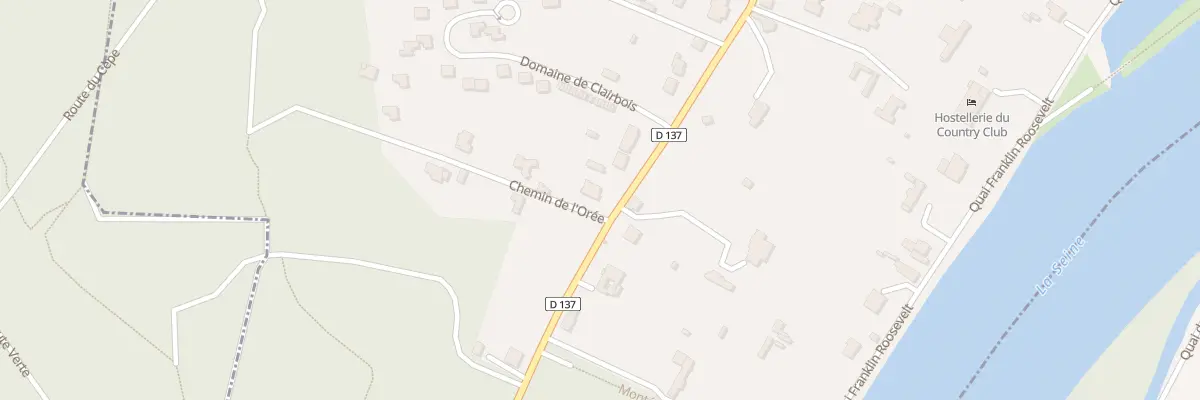 Plan du 5 Av du Gen Leclerc à Samois-sur-Seine