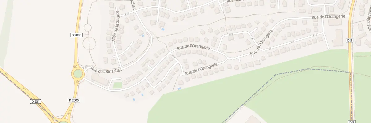 Plan du 92 Rue de l’Orangerie à Montévrain