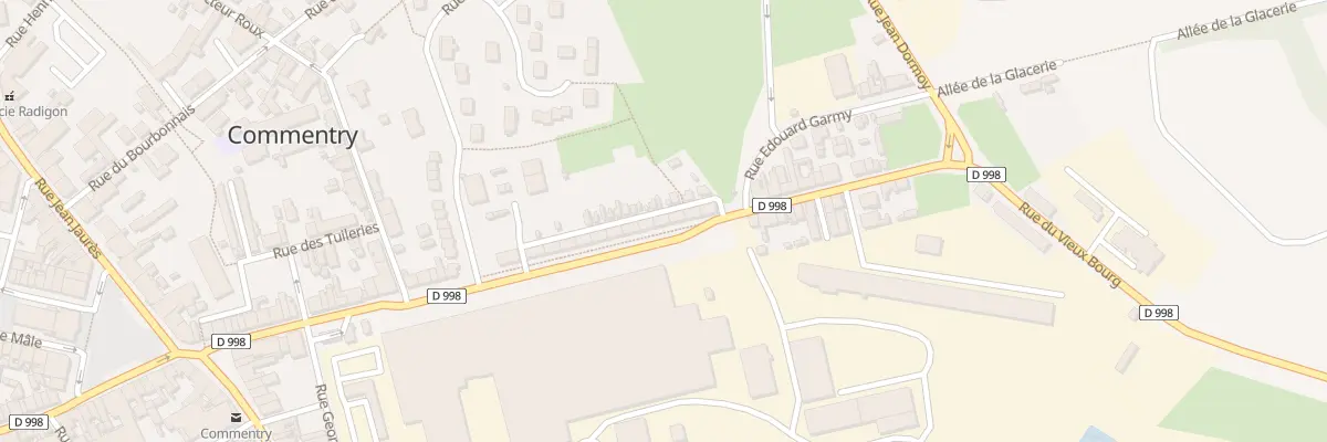 Plan du 99 Rue J Jacques Rousseau à Commentry