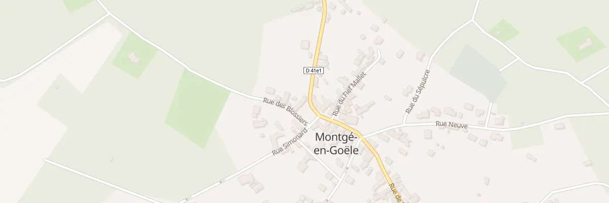 Plan du 11 Rue du Vieux Château à Montgé-en-Goële