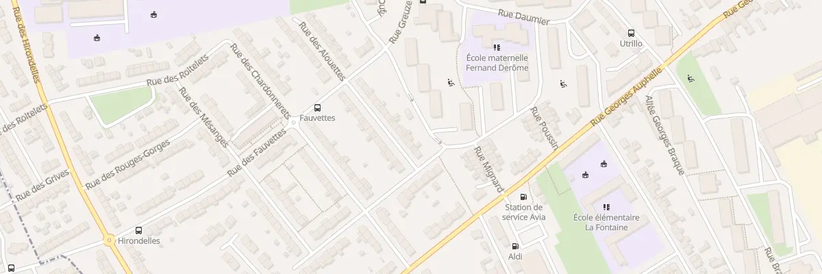Plan du 6 Rue des Alouettes à Arras