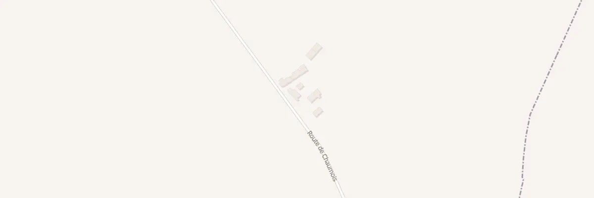 Plan du 28 Rte de Chaumois à Azy