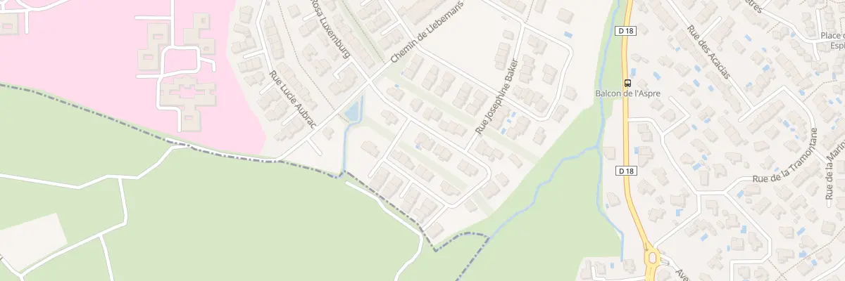 Plan du 38 Rue Rosa Luxembourg à Thuir
