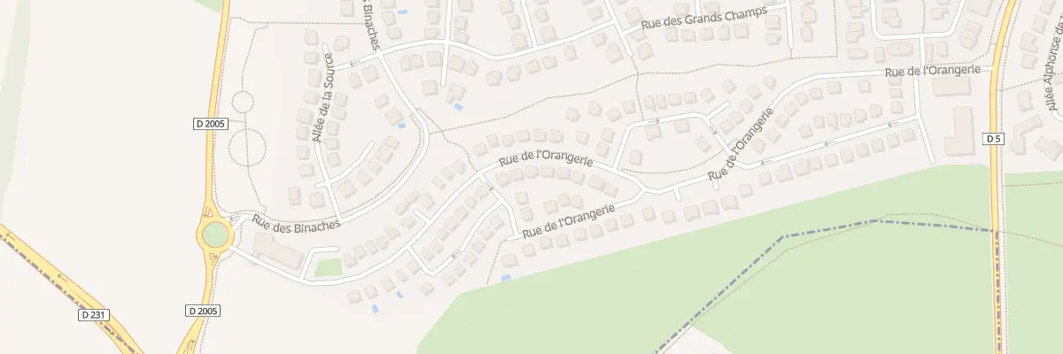 Plan du 30 Rue de l’Orangerie à Montévrain