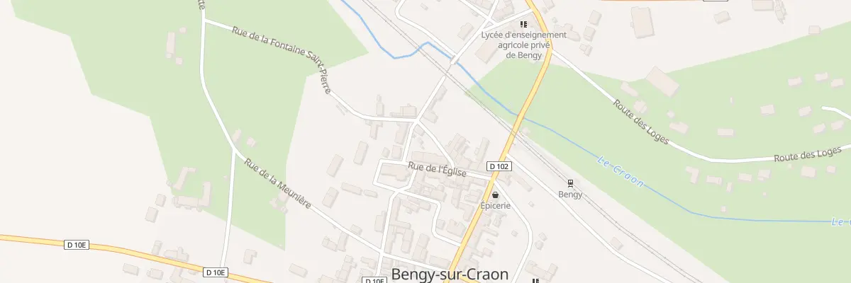 Plan du 2B Rue de la Boucherie à Bengy-sur-Craon