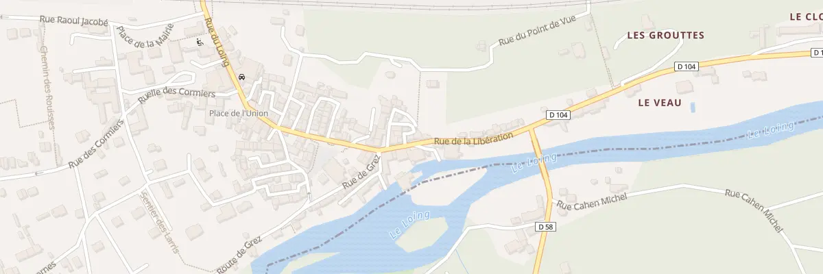 Plan du 11 Rue de la Libération à Montigny-sur-Loing