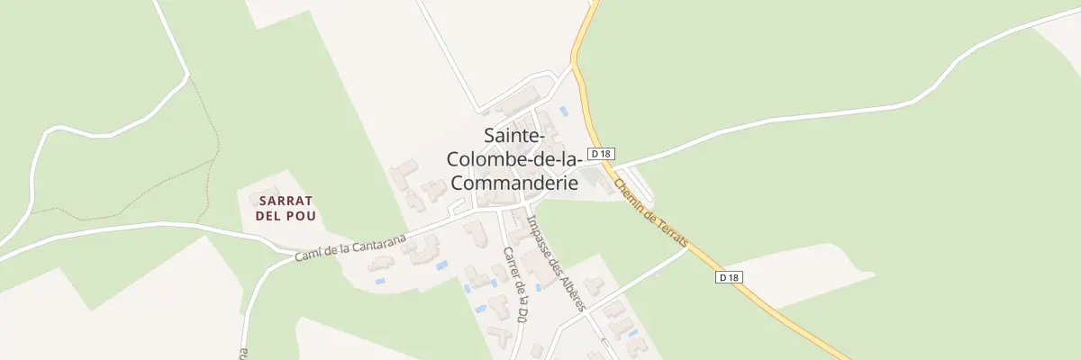 Plan du 19 Village à Sainte-Colombe-de-la-Commanderie