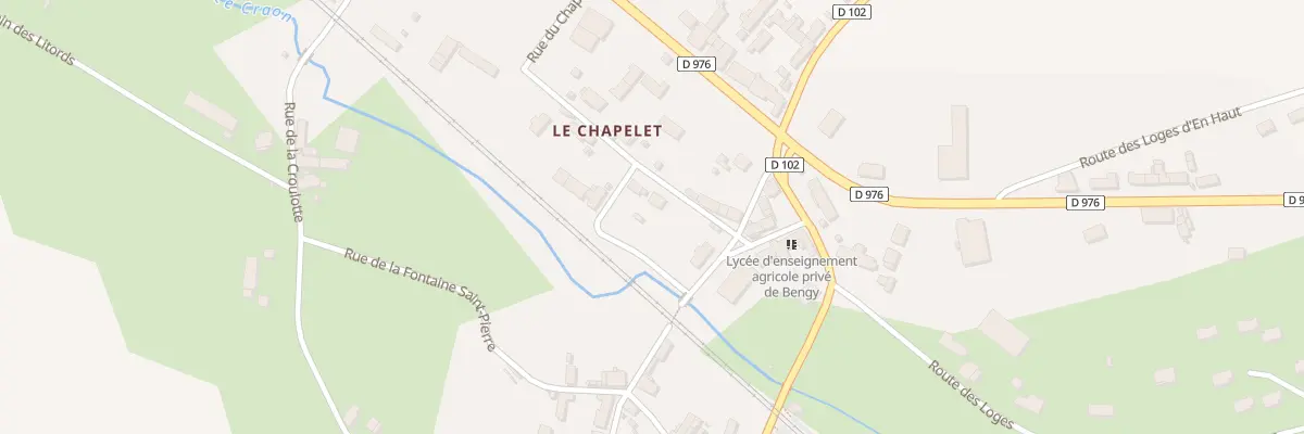 Plan du 1 Rue du Chapelet à Bengy-sur-Craon