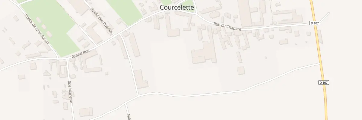 Plan du 2 Gr Grande Rue à Courcelette