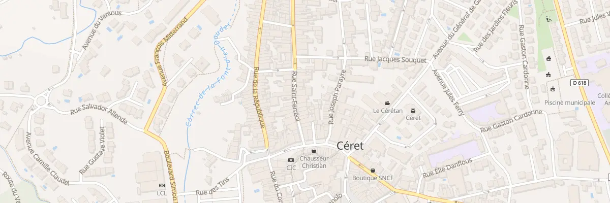 Plan du 18 Rue Saint Ferréol à Céret