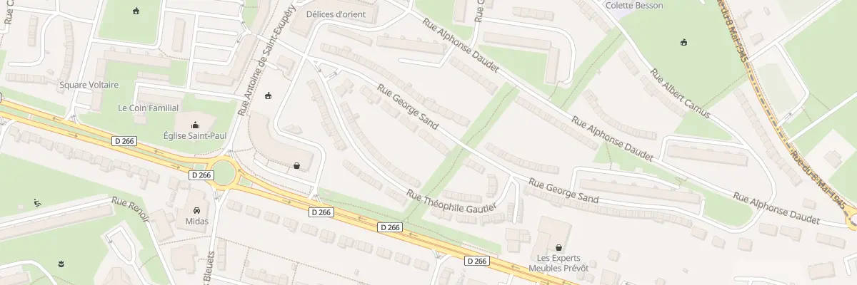 Plan du 51 Rue George Sand à Arras