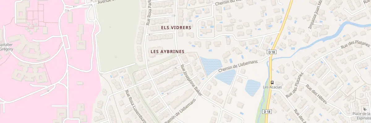 Plan du 33 Rue Joséphine Baker à Thuir