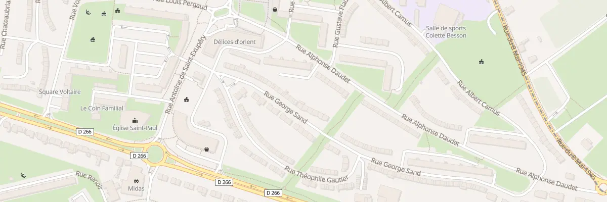 Plan du 28 Rue George Sand à Arras