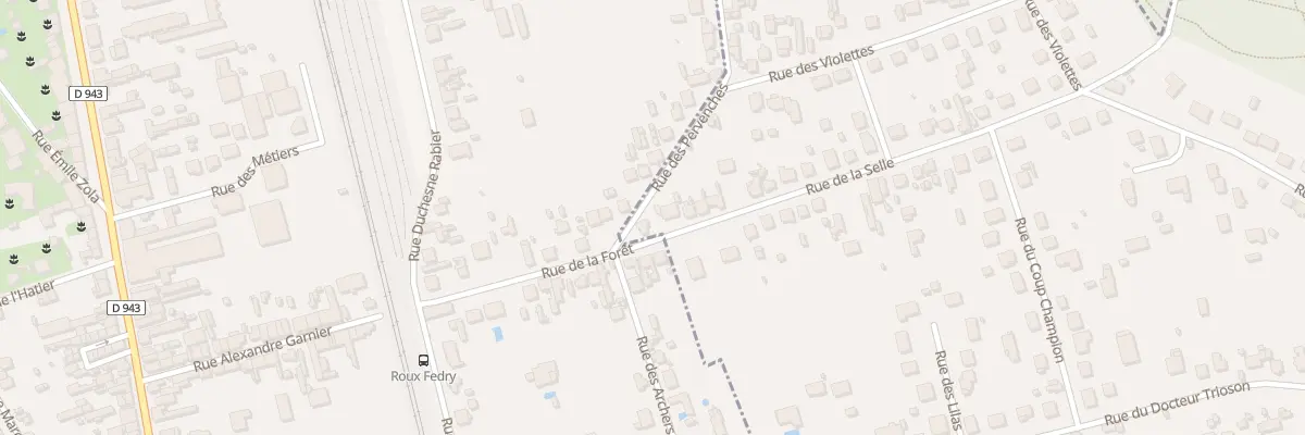 Plan du 1 Rue de la Selle à Amilly
