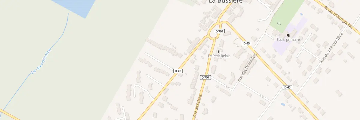 Plan du 26 Rte de Gien à La Bussière