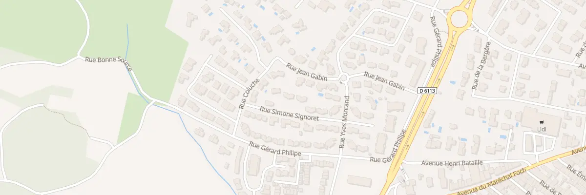 Plan du 21 Rue Simone Signoret à Lézignan-Corbières