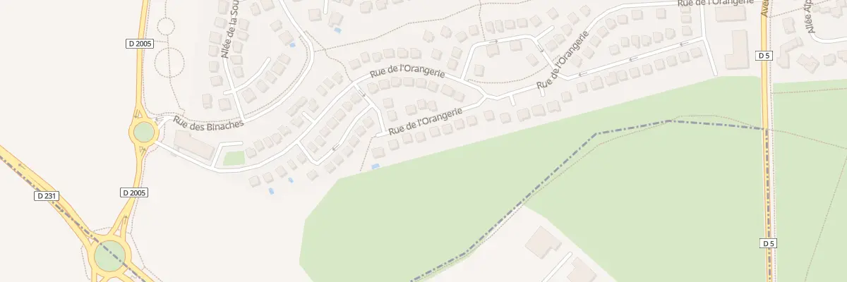 Plan du 119 Rue de l’Orangerie à Montévrain